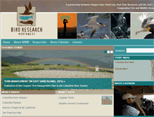 Tablet Screenshot of birdresearchnw.org